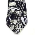 Men's Harley Davidson Silk Tie 57" Black, White...