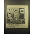 1959 Bigelow Carpets Ad - A title on the door - Dr. Hoofer Chiropodist