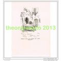 MEDIEVAL STREETS, VILLEFRANCE, FRANCE, BOOK ILL...