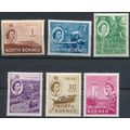 QEII: 6 Values - North Borneo 1954 - NM H - SG ...
