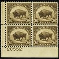 700, Mint F-VF NH 30¢ Plate Block of Four Stamp...