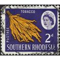 SOUTHERN RHODESIA, Tobacco, violet blue 1964, 2...