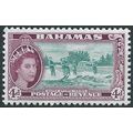 Bahamas 1954 SG206 4d Turquoise-Green & Deep Re...