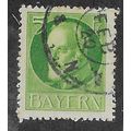 GER (BAVARIA) 1914 5pf KING LUDWIG III' FINE US...
