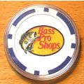 Bass Pro Shops Poker Chip Golf Ball Marker - Blue