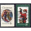 USA 1972 Christmas 2 x 8c Used