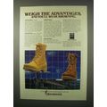 1980 Browning Waterproof Boots Ad - Weigh Advan...