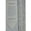 Vintage bookmark - Quiet Day, Holy Trinity Leeds - Conductor H. J. Hammerton