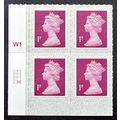 GB 2019 Machin SG U2920 1p Deep Crimson Block o...