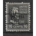USA 1938 PRESIDENTIAL SERIES 16c BLACK ABRAHAM ...