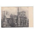 Holy Trinity Church Burrington Postcard Somerset