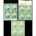 622, Mint NH 13¢ - THREE Blocks of Four CV $228...