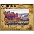 Sedona Arizona Laser Engraved Wood Picture Fram...
