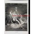 Deluge, G Dore, Family Bible, Book Illustration...