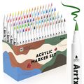 Arrtx 90 Colors Paint Markers, Acrylic Paint Pe...