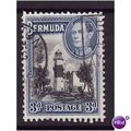 BERMUDA 1941 SG114a 3d BLACK AND DEEP BLUE FINE...