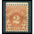 Used J81 2c Postage Due Average Plus WA1292