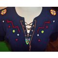 Vintage Southwestern Ladies Tee Shirt Nice Bead...