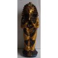 MINI KING TUT PHARAOH SARCOPHAGUS WITH MUMMY FI...