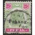 Pahang 1898 SG20 25c Green & Carmine Fine Used ..