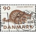 DENMARK, CAT, Animal protection 100 years, brow...