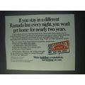 1977 Ramada Inn Ad - If You Stay In a Different Ramada Inn Every Night