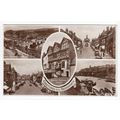 Multiview of Bridgnorth Postcard Shropshire RP Cleveland Series