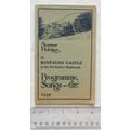 1939 programme & songs Kinfauns Castle, Perthsh...