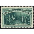 238, Mint LH 15¢ Columbian (Small repair) CV $2...