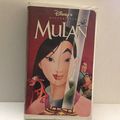 Preowned Disney Mulan Animated Movie VHS Tape
