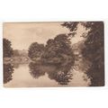 The River Bakewell Postcard Derbyshire