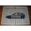 1992 Honda Civix VX Car Advertisement - Think of what you can save