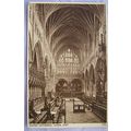 vintage postcard Exeter Cathedral, Choir East