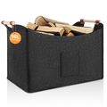 96L Foldable Firewood Basket Log Baskets for Fi...
