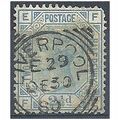 1880 SG142 2 1/2d Blue Plate 20 Good/Fine Used ...