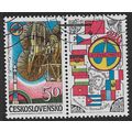 1984 Michel 2758 - cancelled - with tab - SPACE
