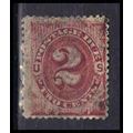Used J16 2c Postage Due Just Clears W1064