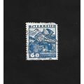 AUSTRIA STAMP - 60 GROSCHEN. #AUS/EU/50