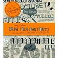 Draw Your Own Fonts - 30 Alphabets to Scribble, Sketch and Make Your Own by Tony