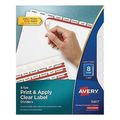 Avery 11417 Clear Label Index Maker Dividers, 8...