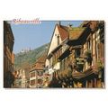 Ribeauville La Grande Rue Fleurie France Postca...