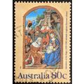STAMP Australia SG1227 1989 80c Christmas Adora...