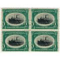 US 294 MH VF block of 4 (bottom stamps separate...