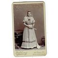 Victorian cdv photo young woman bridesmaid ? Ma...