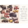 Artist Drawn Multi View Of Foden Models 1920'2 - 1980's Motor Vehicles Postcard