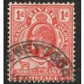 Orange River Colony 1903 1d Scarlet SG140 FU