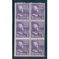 807 3c Thomas Jefferson Fine MLH Pane/6 C3366