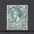 George V - 1912-24 - 4d Grey-Green (sg379) Used