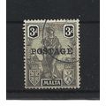 Malta.SG149 3d Black/Yellow.Fine Used.Apr25a