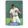 1982 Fleer baseball Kirk Gibson card #267- VF.....